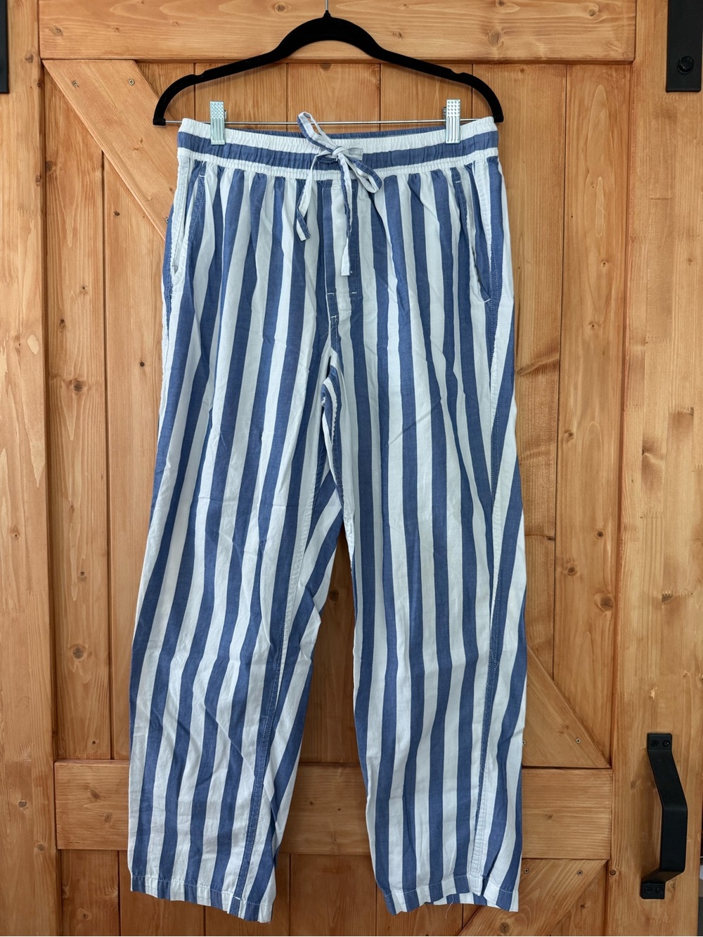 J. Crew Blue & White Stripe Pajama Set - Picture 2 of 5